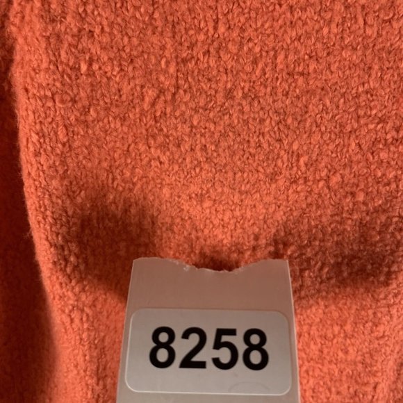 Eileen Fisher Orange Organic Cotton Cozy Sweater‎ Missing Size Tag (M) 8258 - Picture 7 of 7
